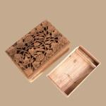 Walnut Wood Jewelry Carved Box